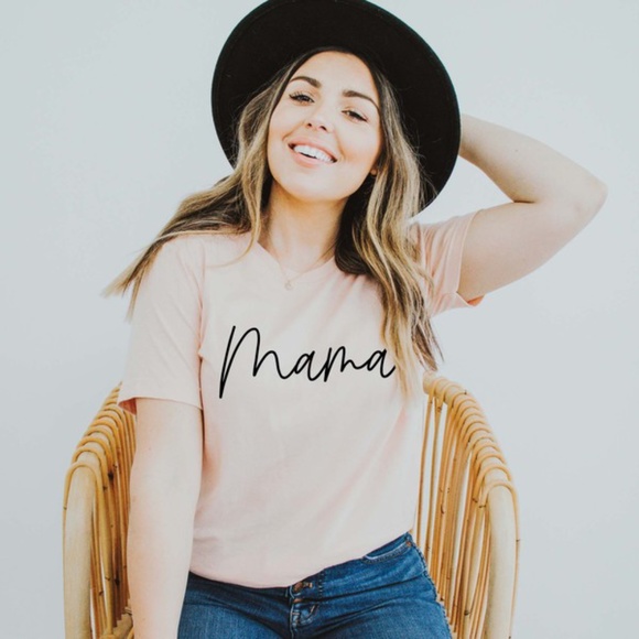 Mama Tee | Dusty Pink - Picture 1 of 7